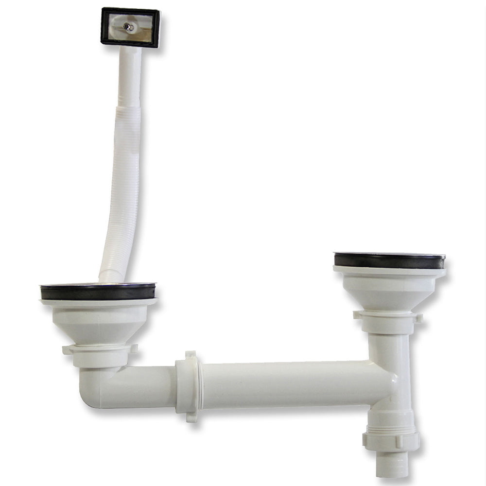 KuKoo Évier de Cuisine en Acier Inoxydable avec Robinet Victoria