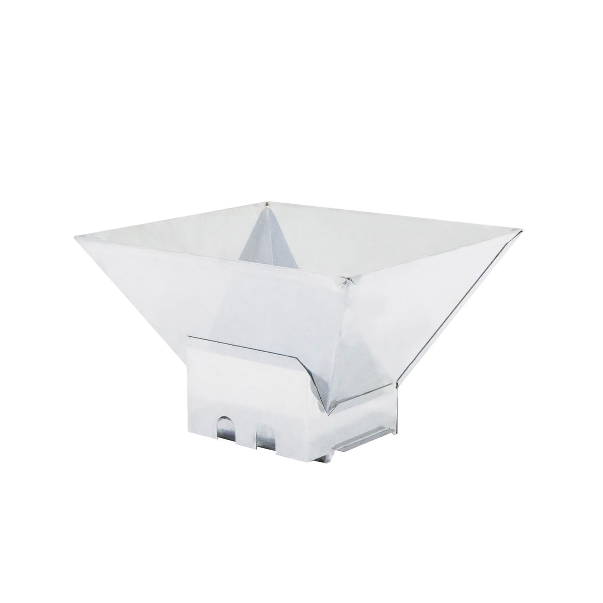 Broyeur de fruits portable en acier inoxydable, forme conique, capacité de 7 litres, surface brillante et lisse, idéal pour le pressage des fruits