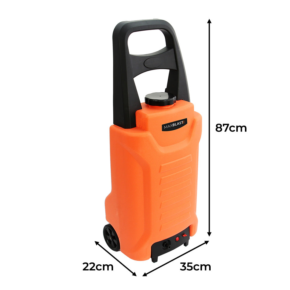 MAXBLAST Réservoir d'Eau 30 L à Roulettes & Accessoires