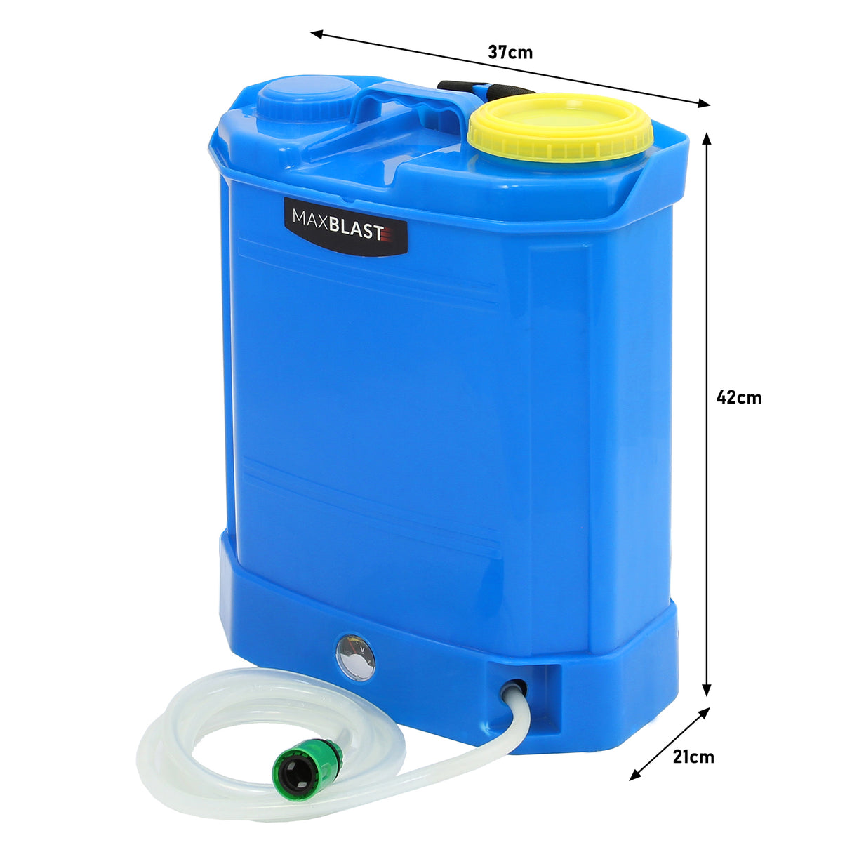 MAXBLAST Réservoir d'Eau 16 L en Sac à Dos pour Nettoyage de Fenêtres