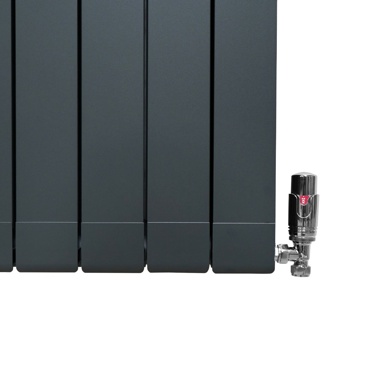 Radiateur en Aluminium & Vannes - 1800 x 315 mm