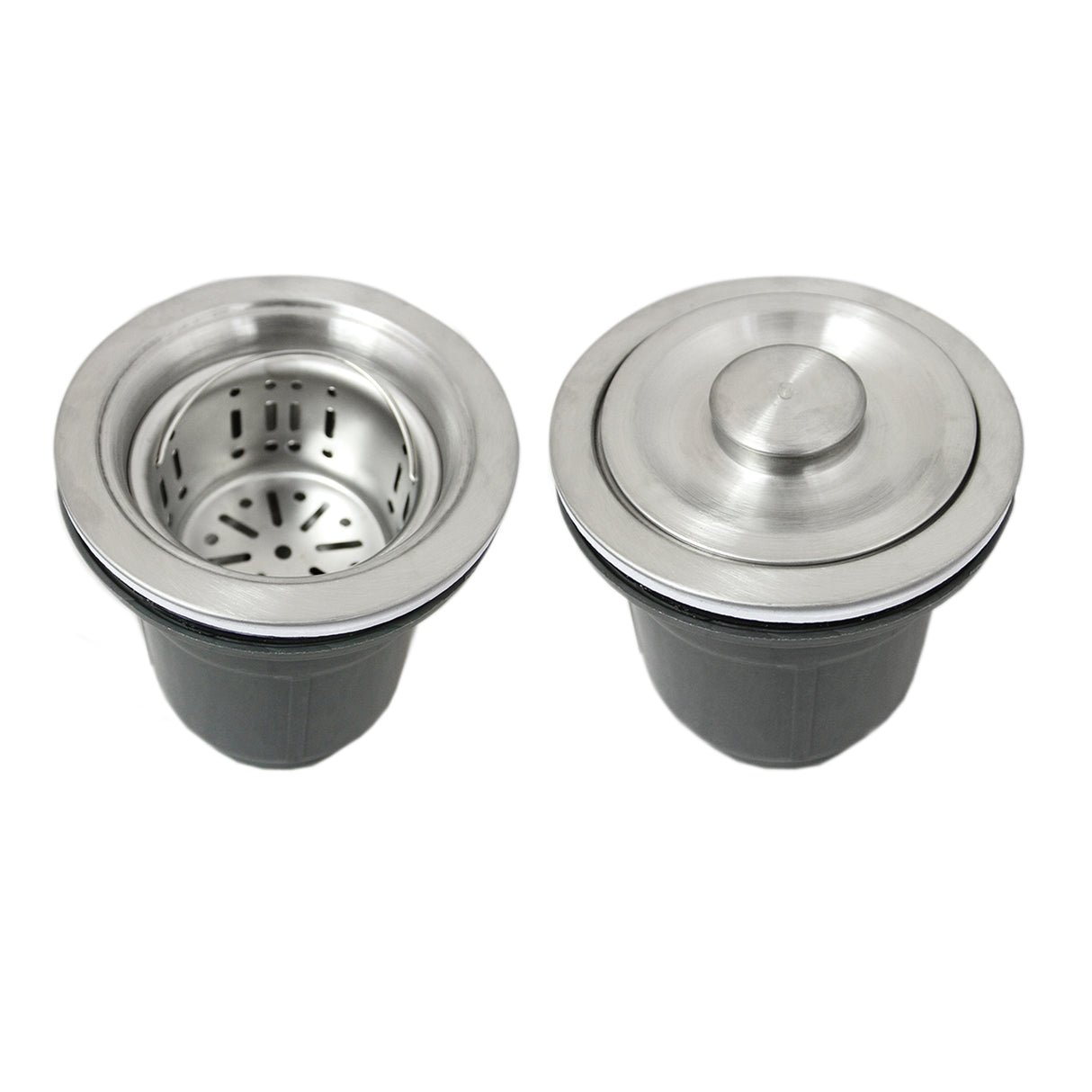 KuKoo Évier Simple en Acier Inoxydable