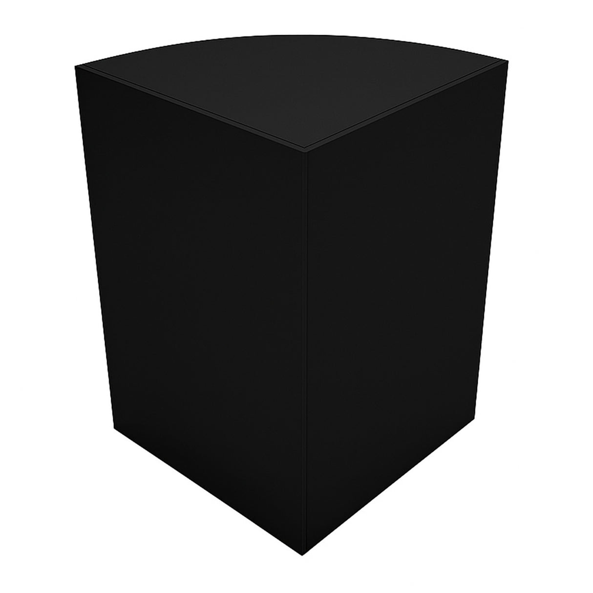 Comptoir de Vente Vitrine de Coin - Noir LM60