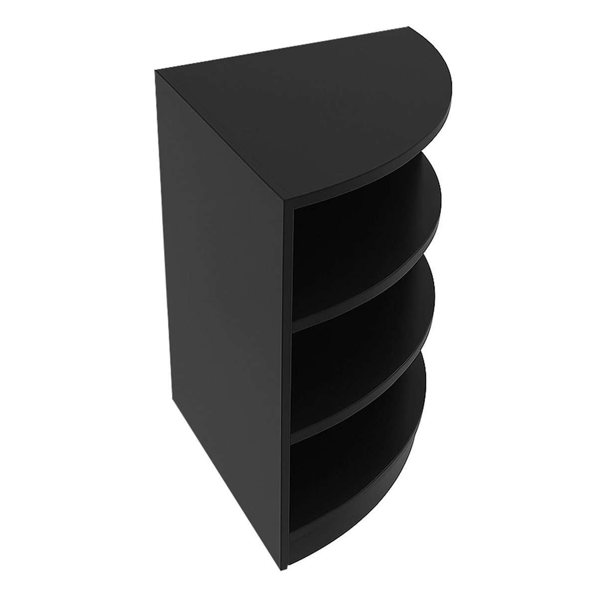 Comptoir de Vente Vitrine de Coin - Noir LM60