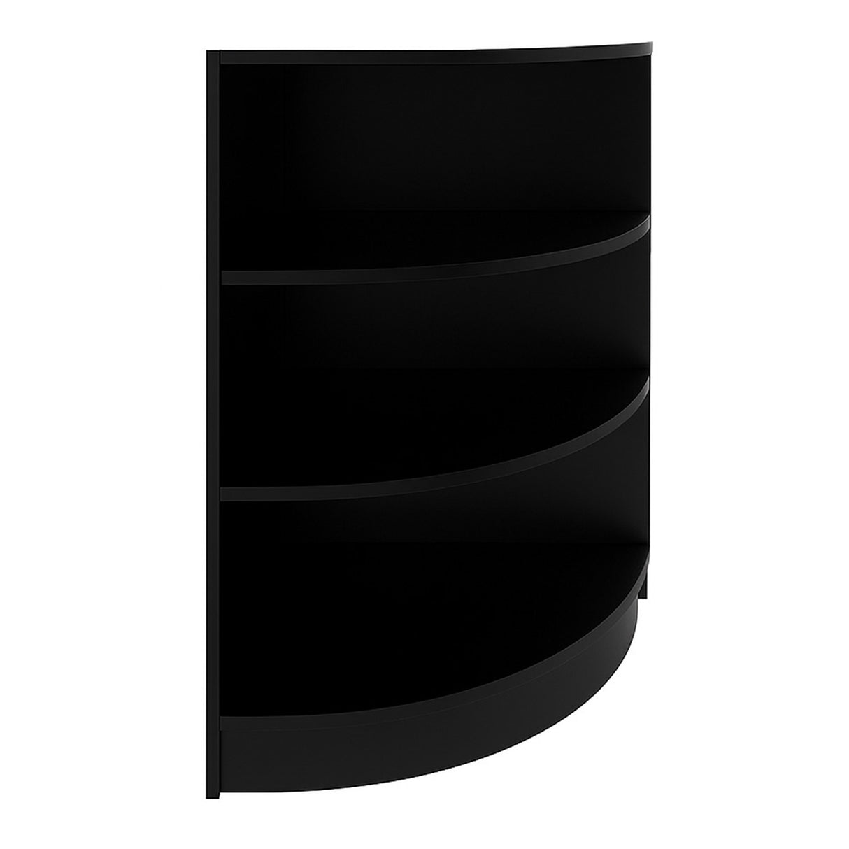 Comptoir de Vente Vitrine de Coin - Noir LM60