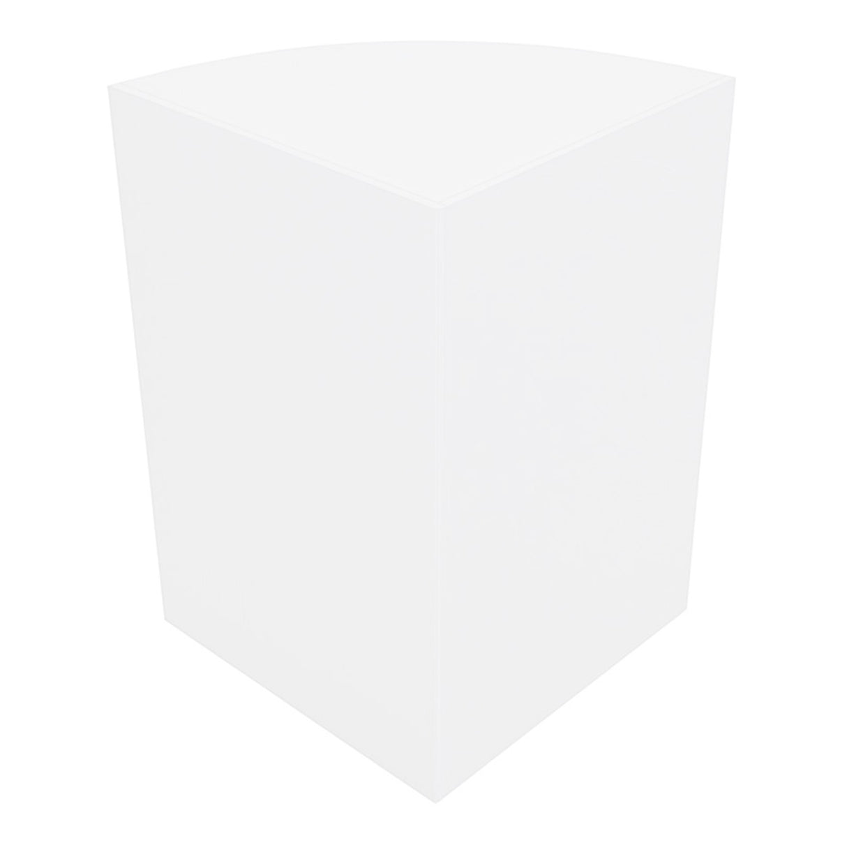 Comptoir de Vente Vitrine de Coin - Blanc LM60