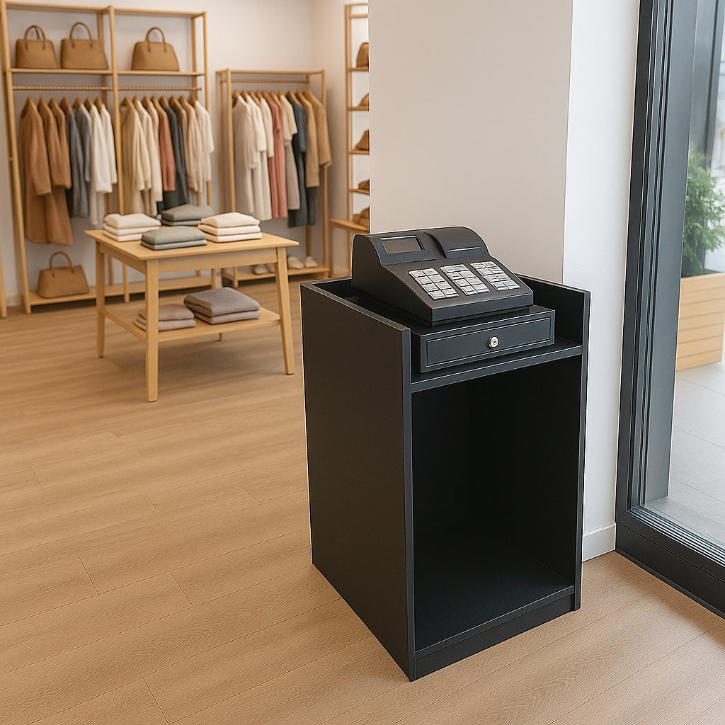 Comptoir de Vente Pour Caisse Enregistreuse - Noir TB60