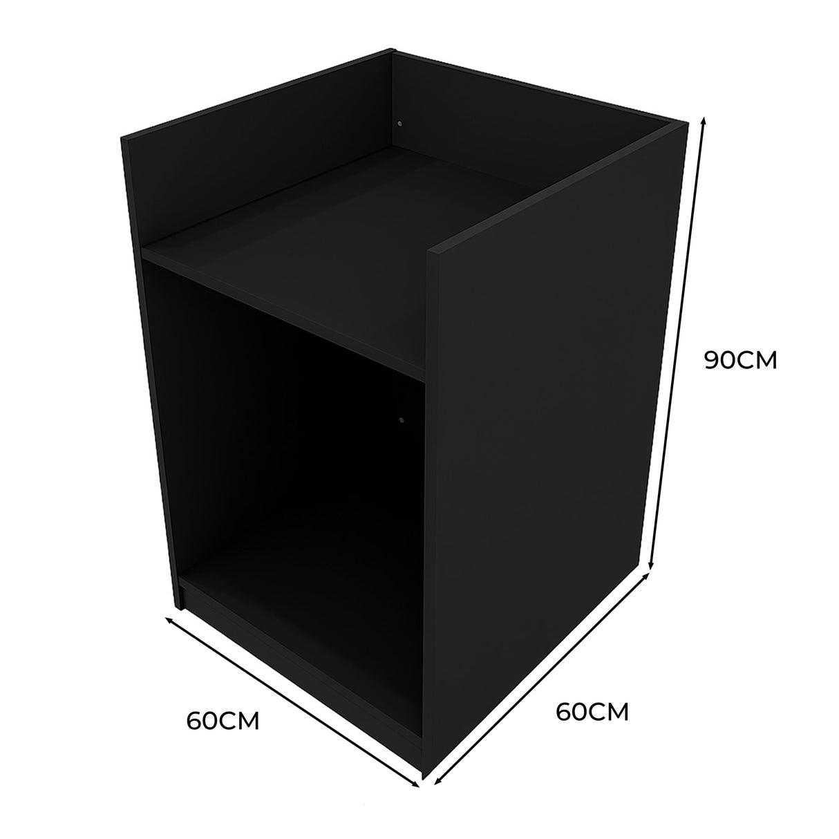 Comptoir de Vente Pour Caisse Enregistreuse - Noir TB60