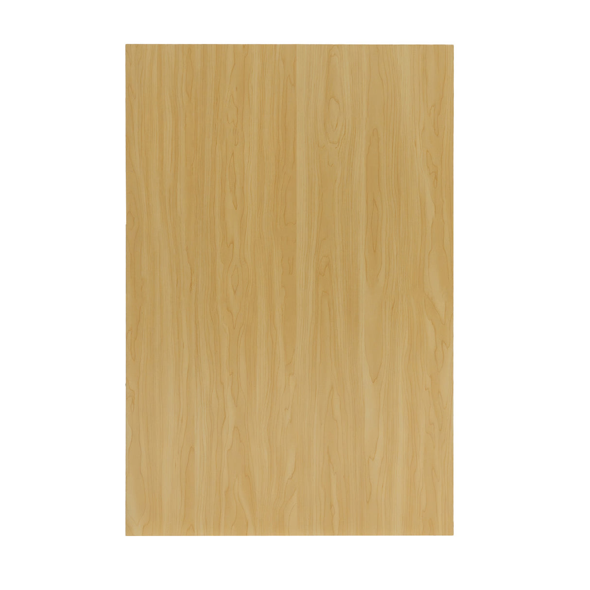 Planche en érable clair avec un fini lisse, présentant des veines naturelles et une texture douce, idéale pour un comptoir de vente à LED