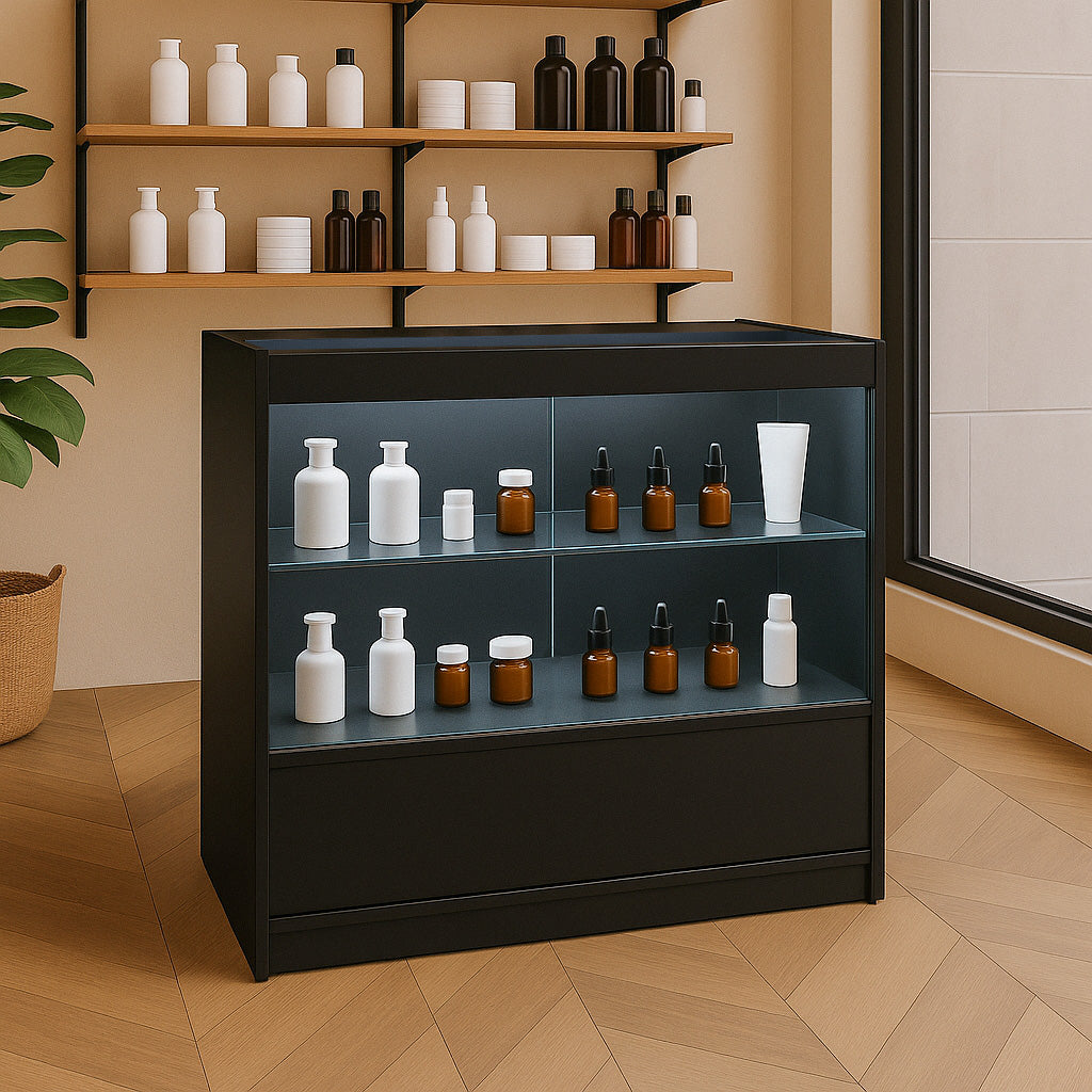 Comptoir de Vente à LED - Noir C900