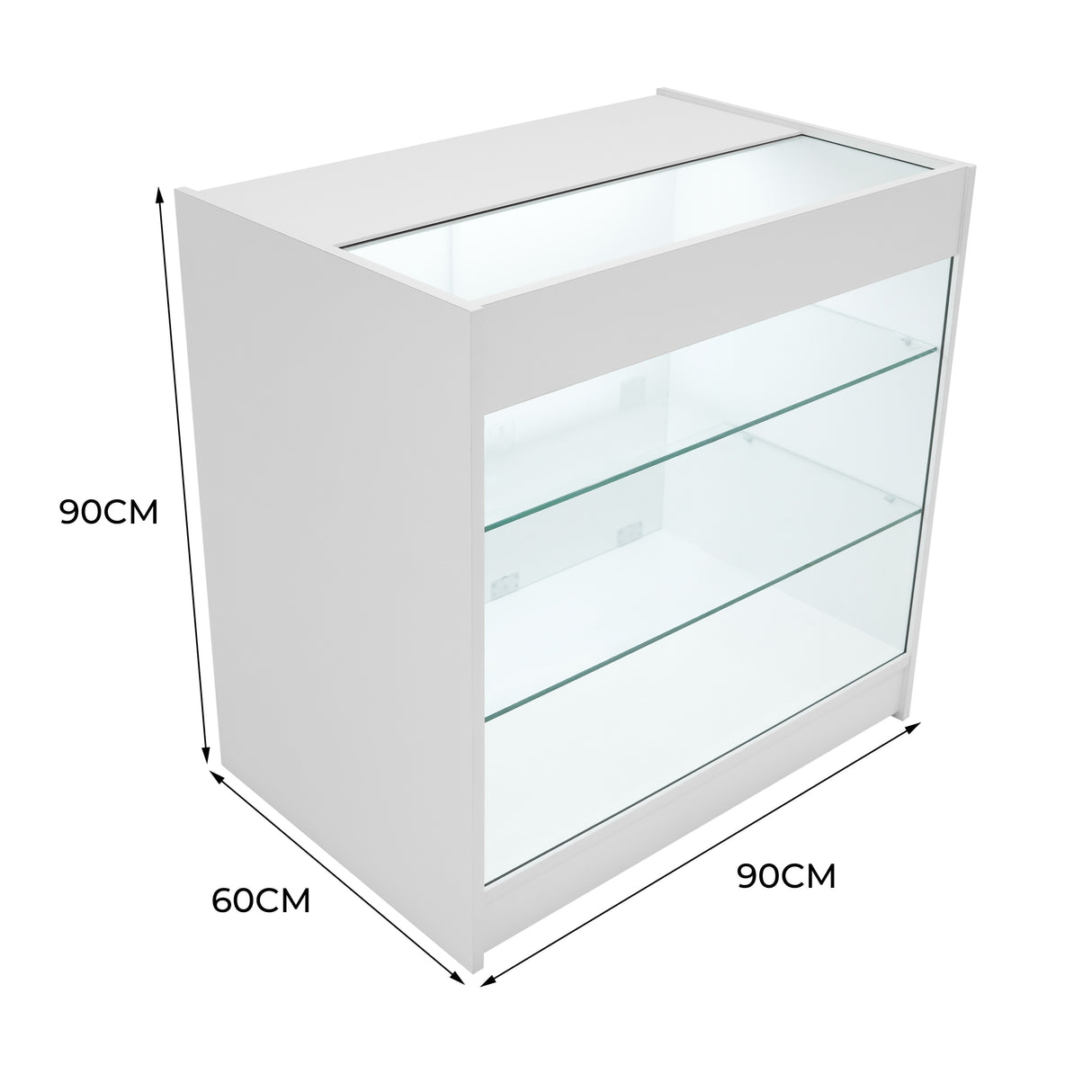 Comptoir de Vente à LED - Blanc K900