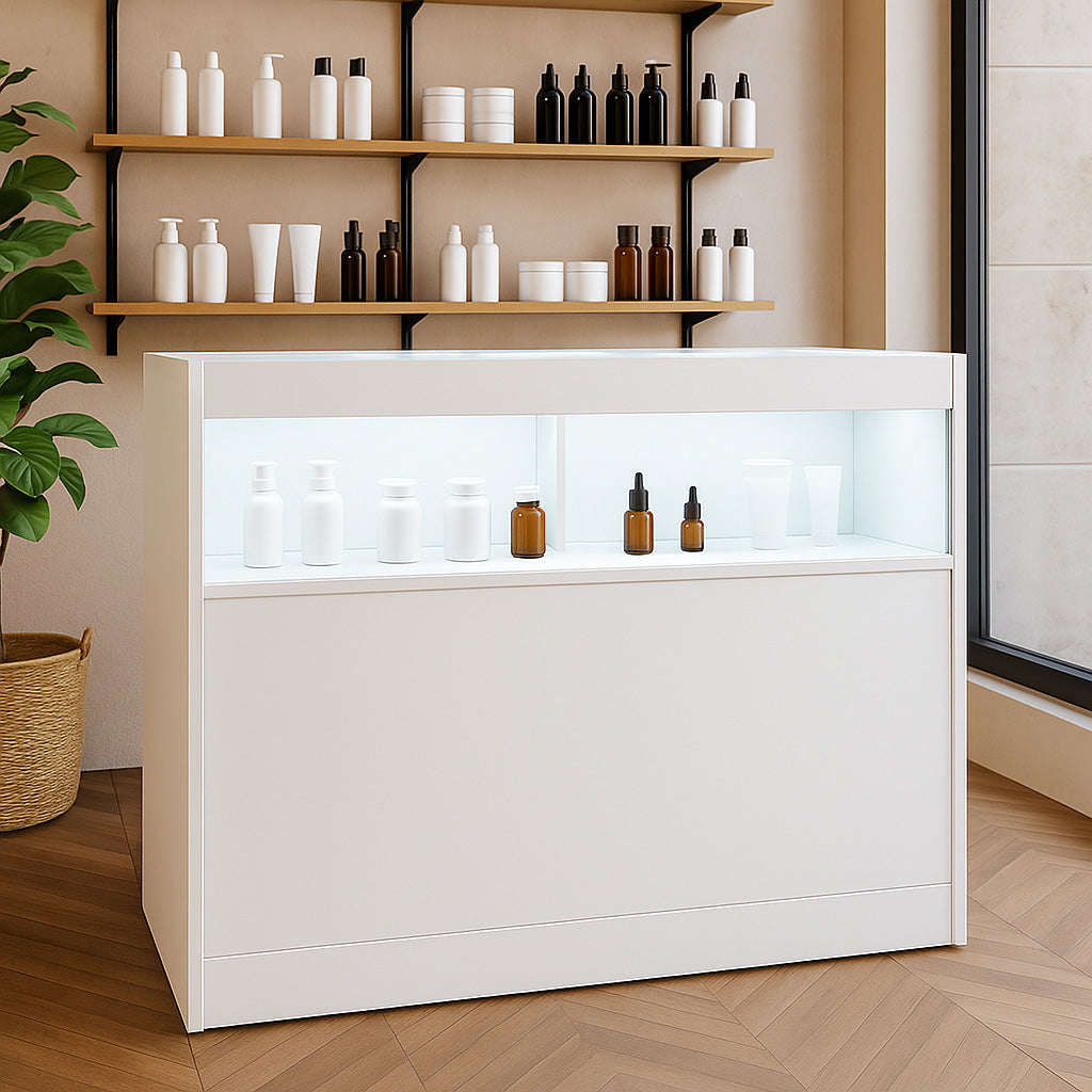 Comptoir de Vente à LED - Blanc B1200