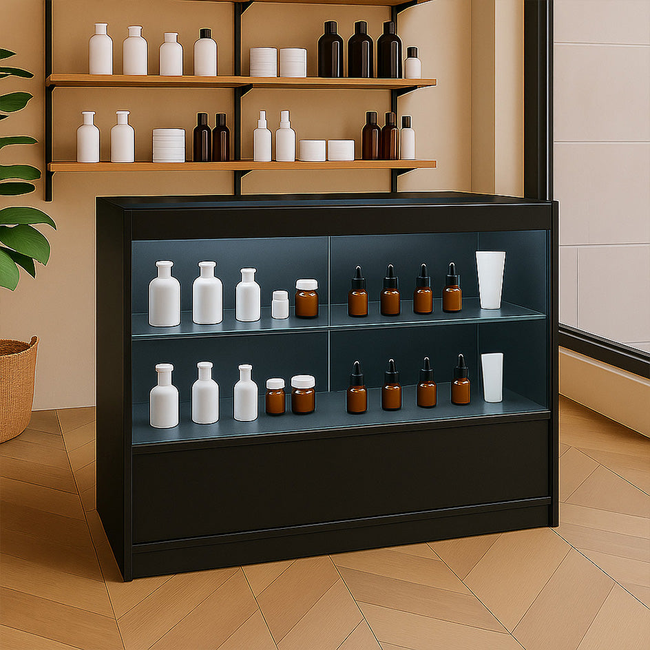 Comptoir de Vente à LED - Noir C1200