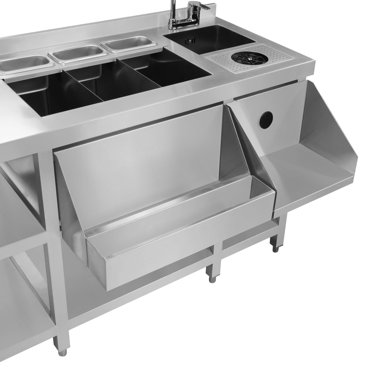 Station Double Jumelle pour Bar à Cocktails