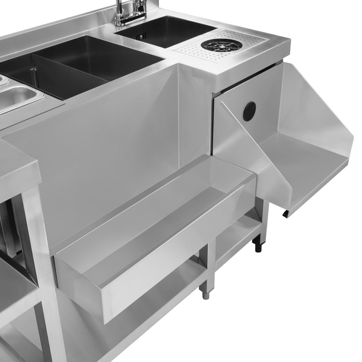 Station Double Jumelle pour Bar à Cocktails Version Compacte