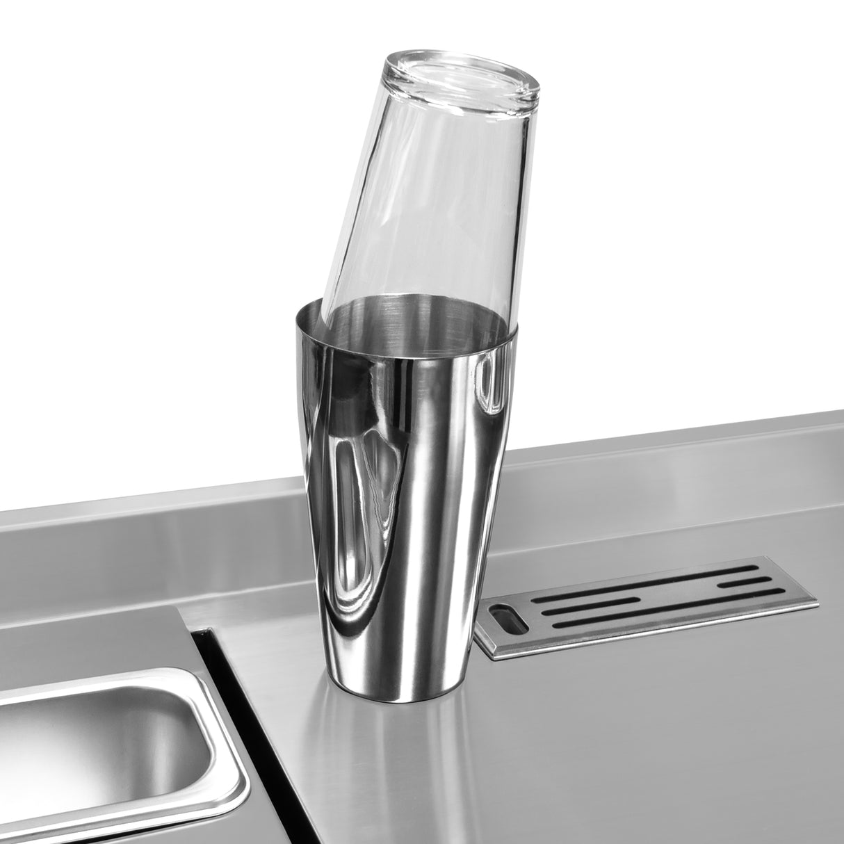 Station Double Jumelle pour Bar à Cocktails Version Compacte