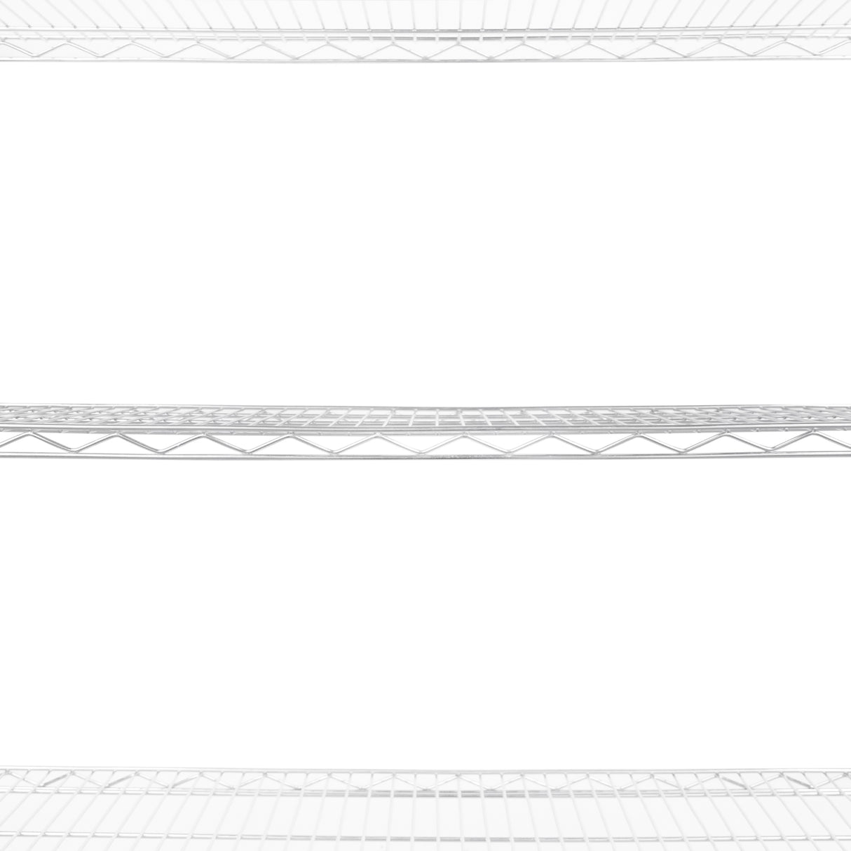 Étagère en fil d'acier blanc, dimensions 45 cm x 120 cm x 180 cm, avec plusieurs niveaux de rangement et une finition lisse et moderne