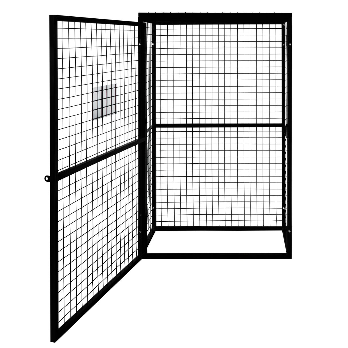 Cage de Rangement Pour 6 Bouteilles de Gaz - Noir