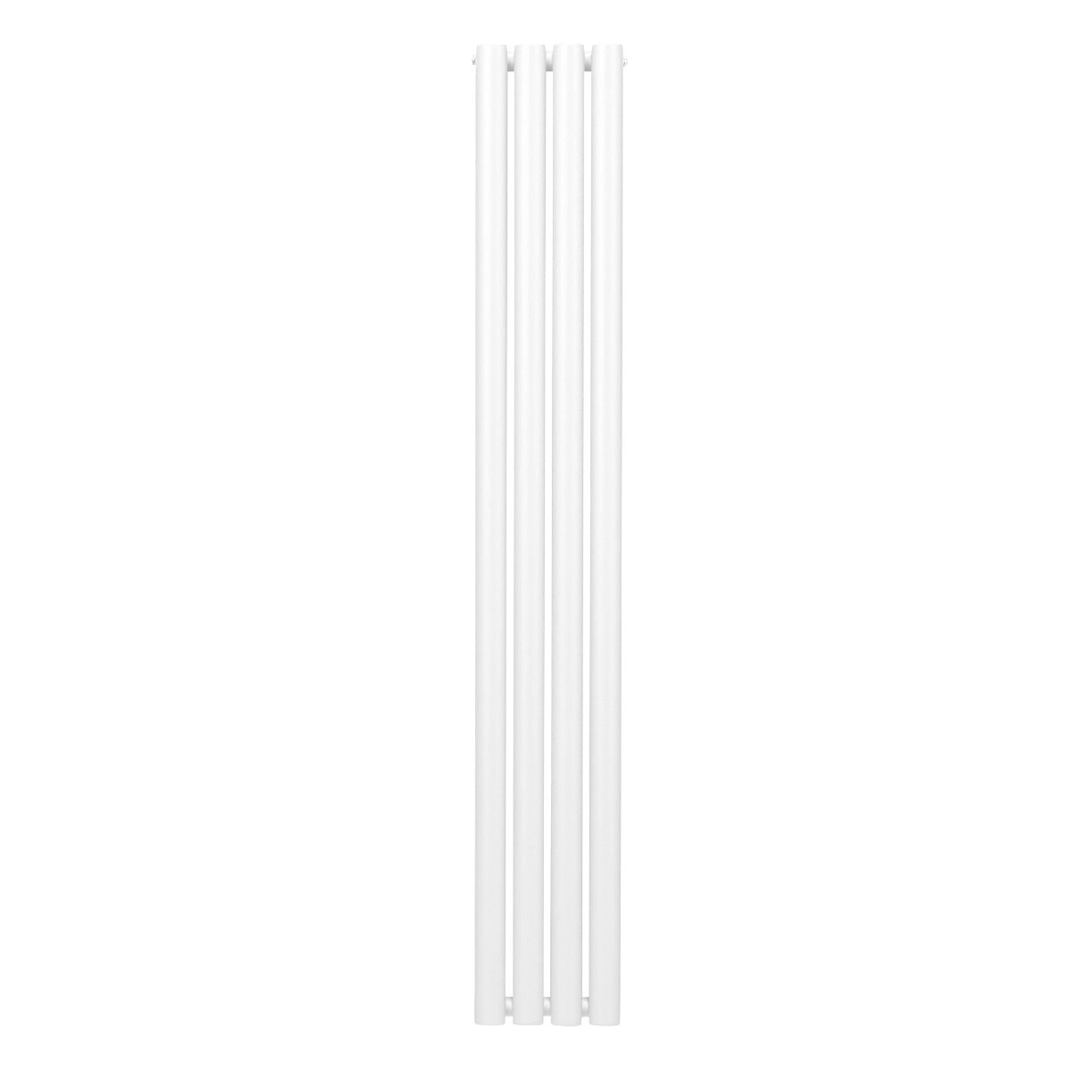 Radiateur à colonnes ovales blanc, 2 panneaux, dimensions 1600 x 240 mm, design moderne et épuré, surface lisse et brillante