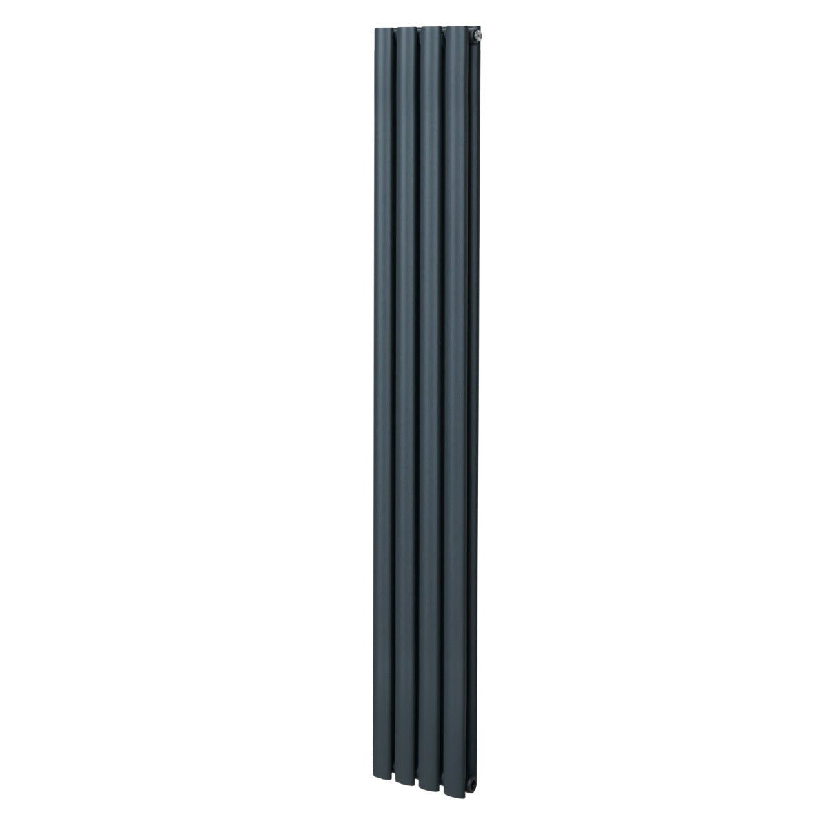 Radiateur à Colonnes Ovales, 2 Panneaux - 1800 x 240 mm – Gris Anthracite