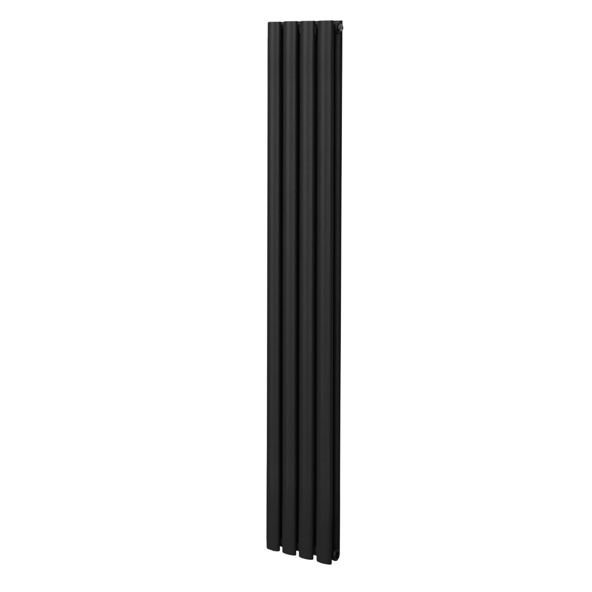 Radiateur à Colonnes Ovales, 2 Panneaux - 1800 x 240 mm – Noir