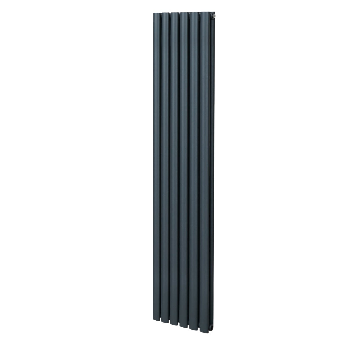 Radiateur à Colonnes Ovales, 2 Panneaux - 1800 x 360 mm – Gris Anthracite