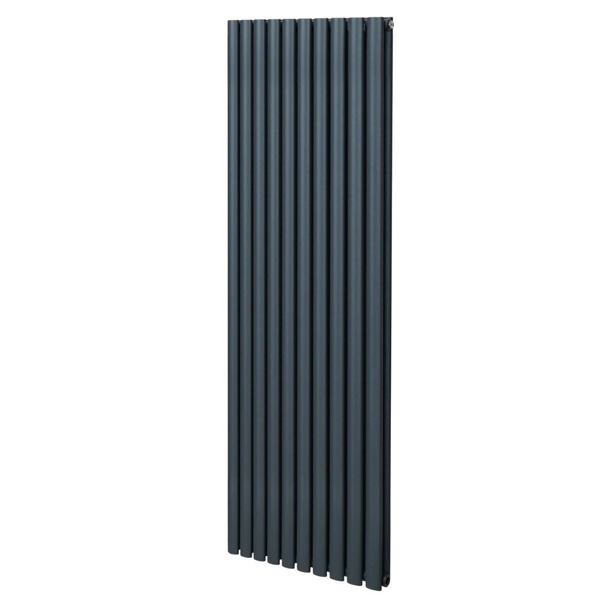 Radiateur à Colonnes Ovales, 2 Panneaux - 1800 x 600 mm – Gris Anthracite