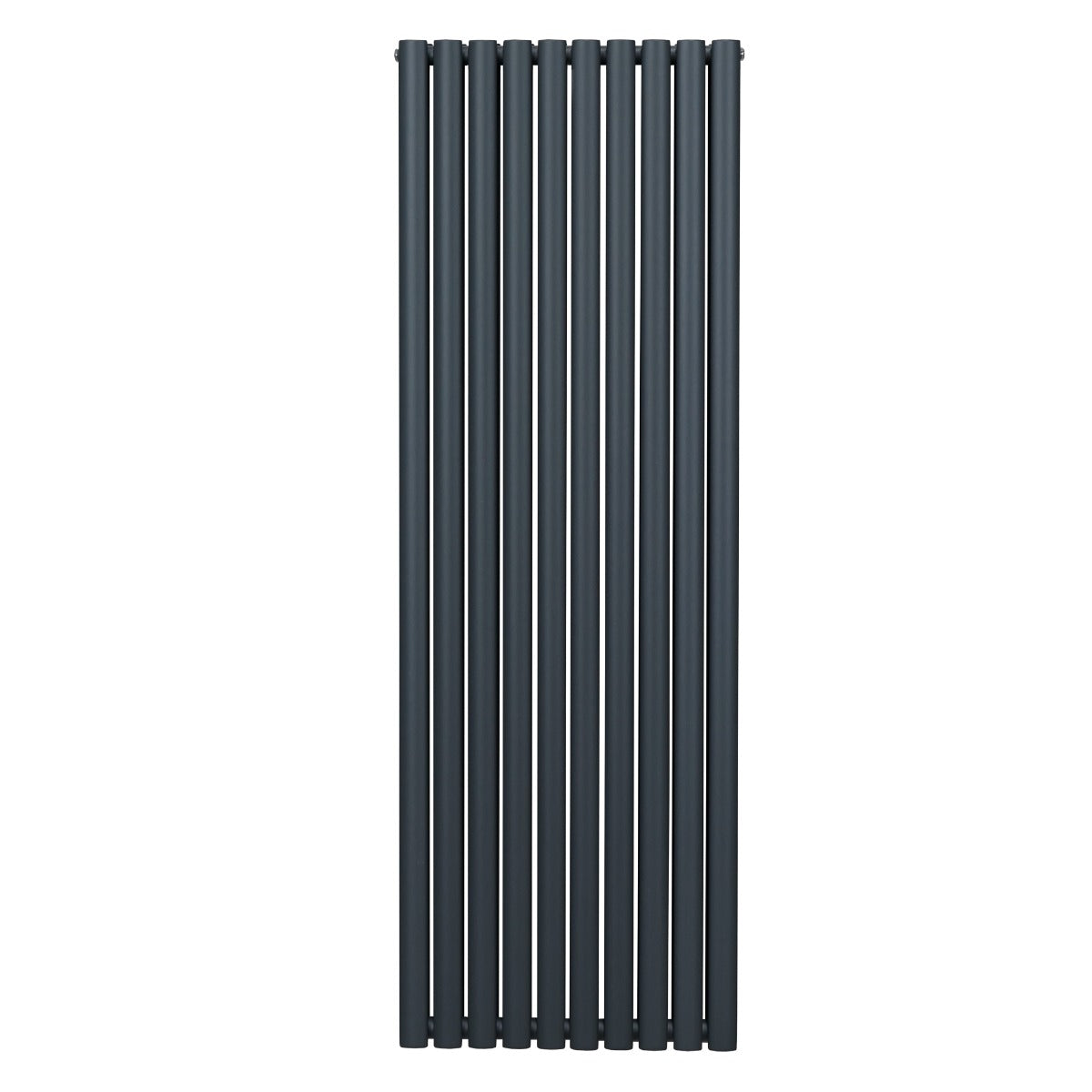 Radiateur à Colonnes Ovales, 2 Panneaux - 1800 x 600 mm – Gris Anthracite