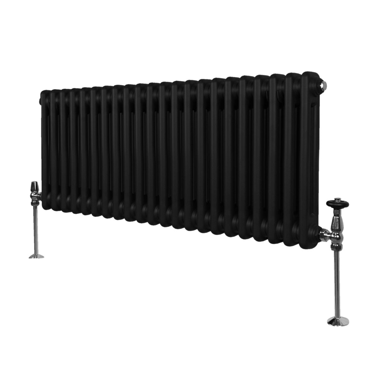 Radiateur Traditionnel à 2 Colonnes – 300 x 1012 mm – Noir