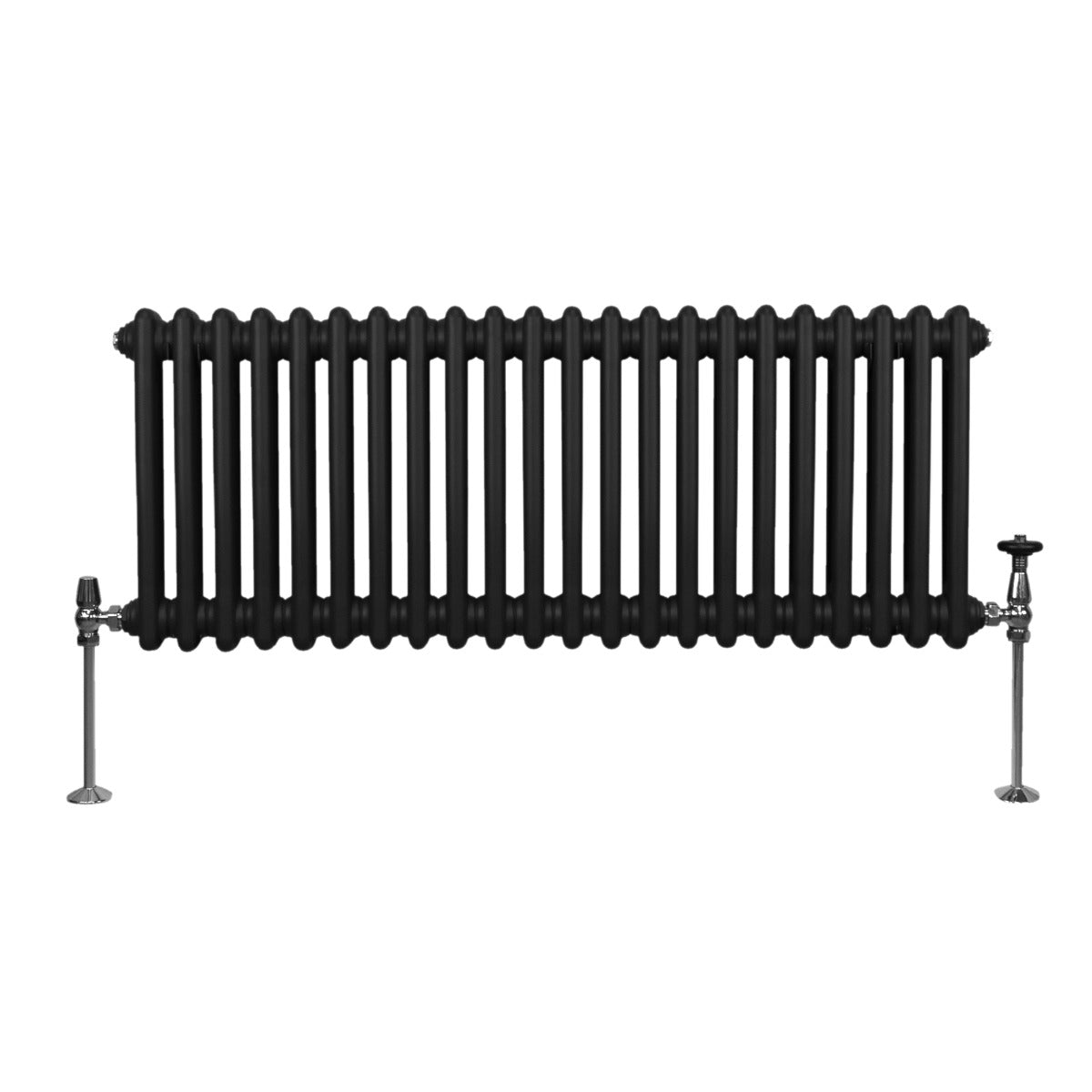Radiateur Traditionnel à 2 Colonnes – 300 x 1012 mm – Noir