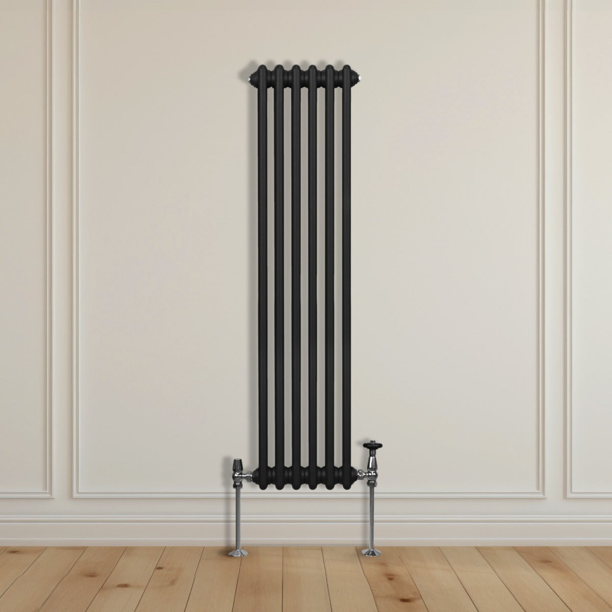 Radiateur Traditionnel à 2 Colonnes – 1500 x 292 mm – Noir