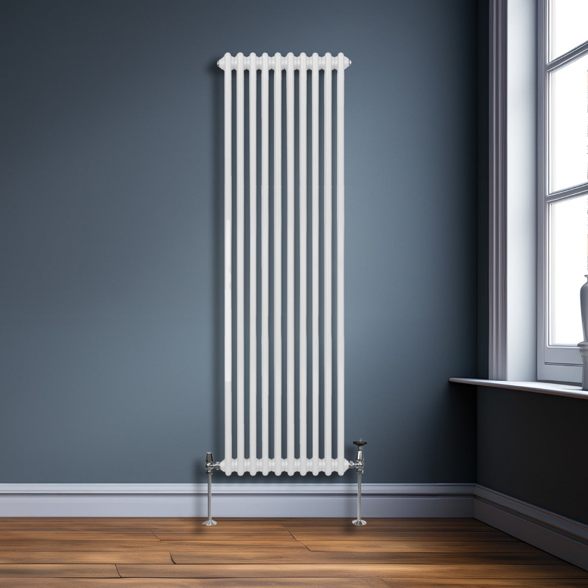 Radiateur Traditionnel à Double Colonne – 1800 x 472 mm – Blanc