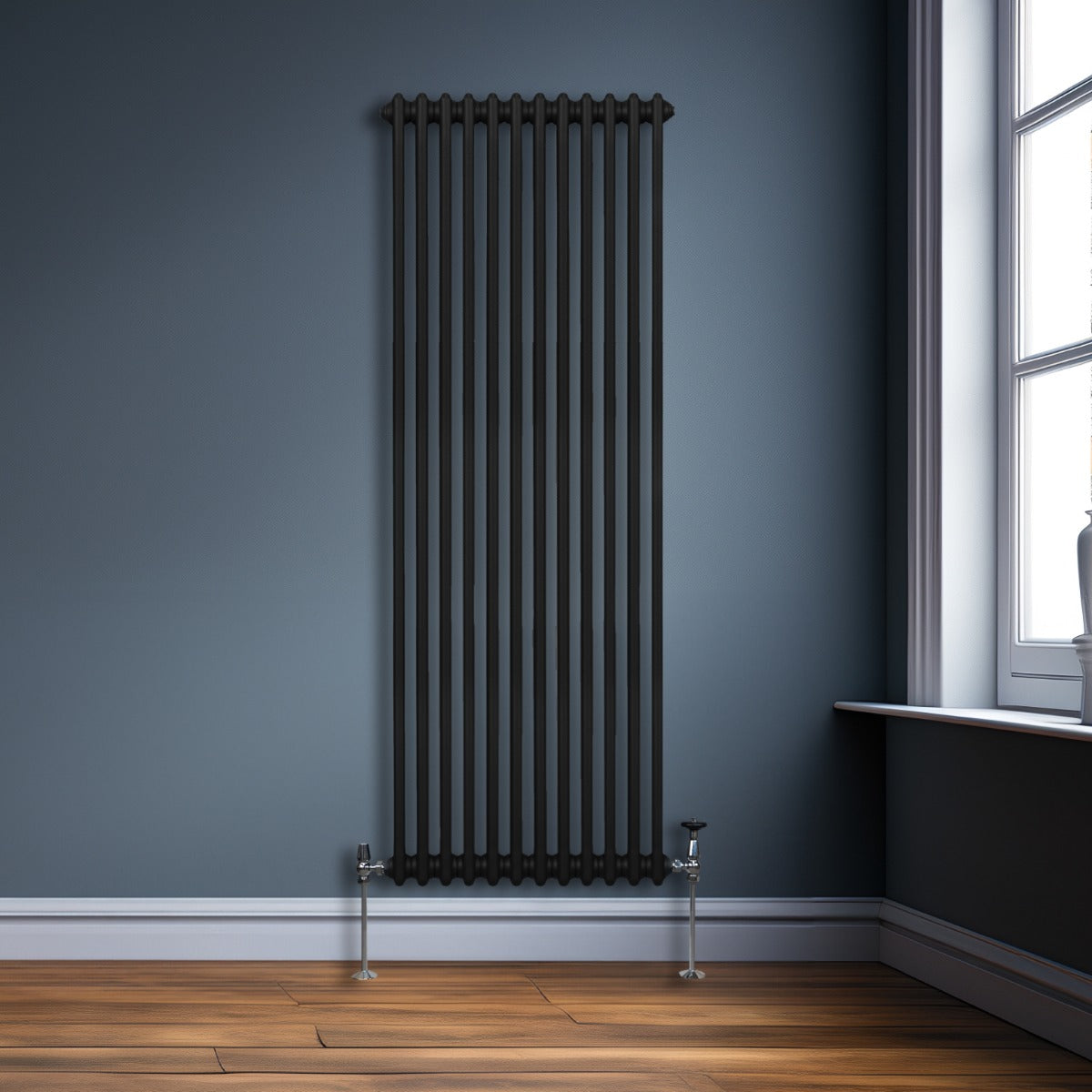 Radiateur Traditionnel à 2 Colonnes – 1800 x 562 mm – Noir