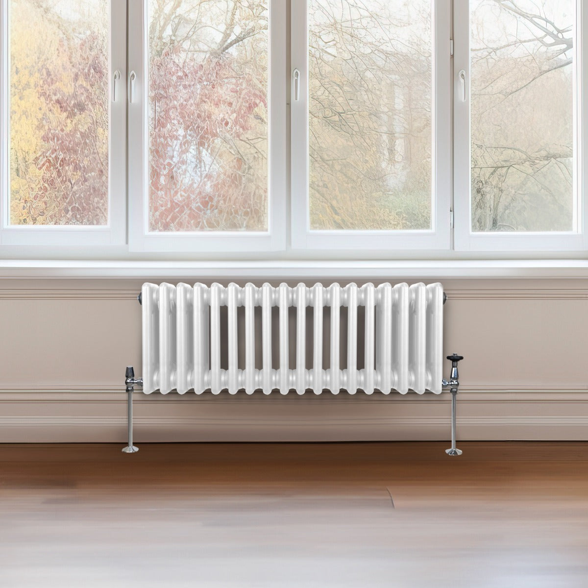 Radiateur Traditionnel à 3 Colonnes – 300 x 832 mm – Blanc