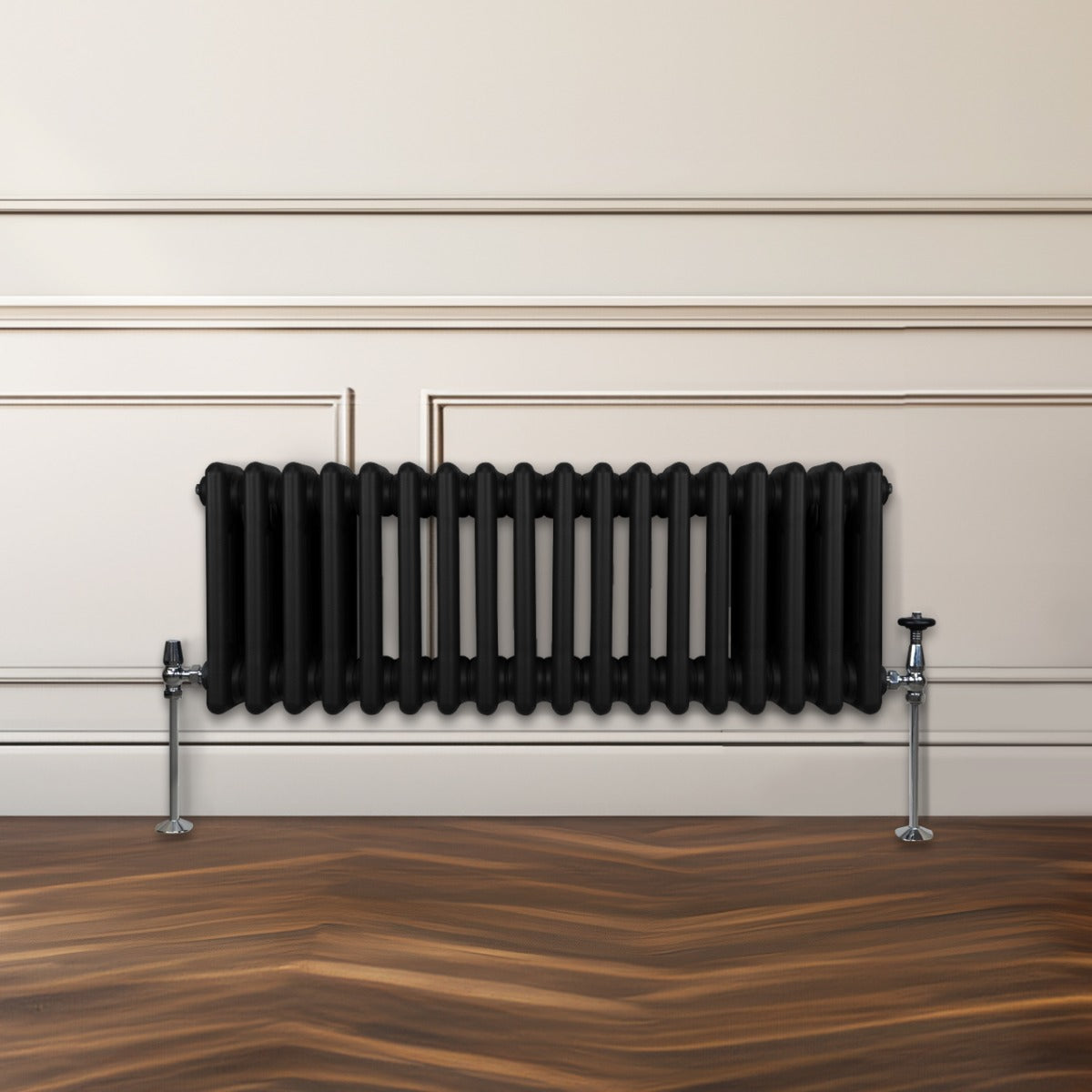 Radiateur Traditionnel à 3 Colonnes – 300 x 832 mm – Noir