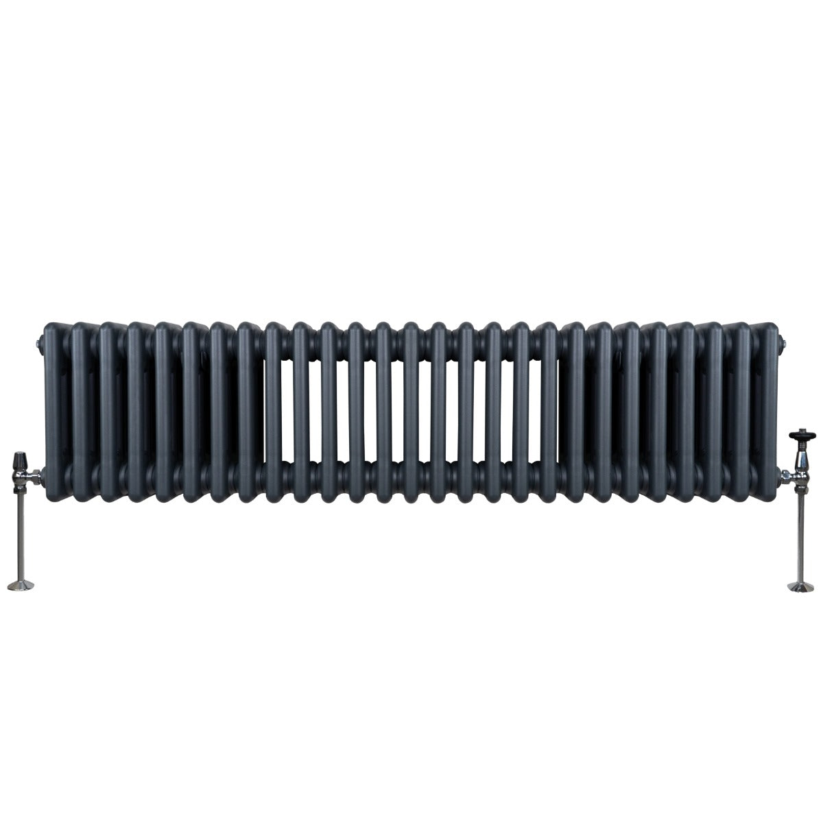 Radiateur Traditionnel à 3 Colonnes – 300 x 1192 mm – Gris Anthracite