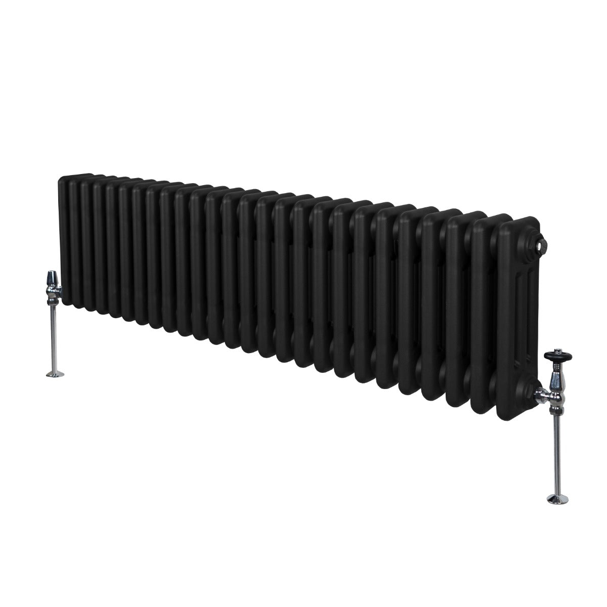 Radiateur Traditionnel à 3 Colonnes – 300 x 1192 mm – Noir