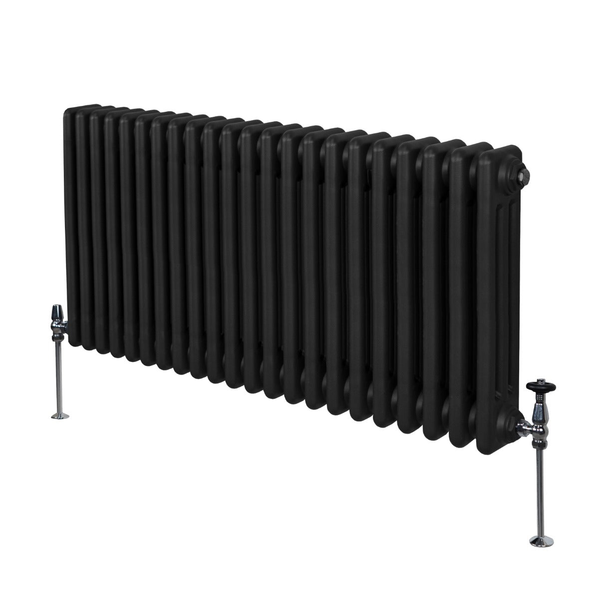 Radiateur Traditionnel à 3 Colonnes – 600 x 1012 mm – Noir