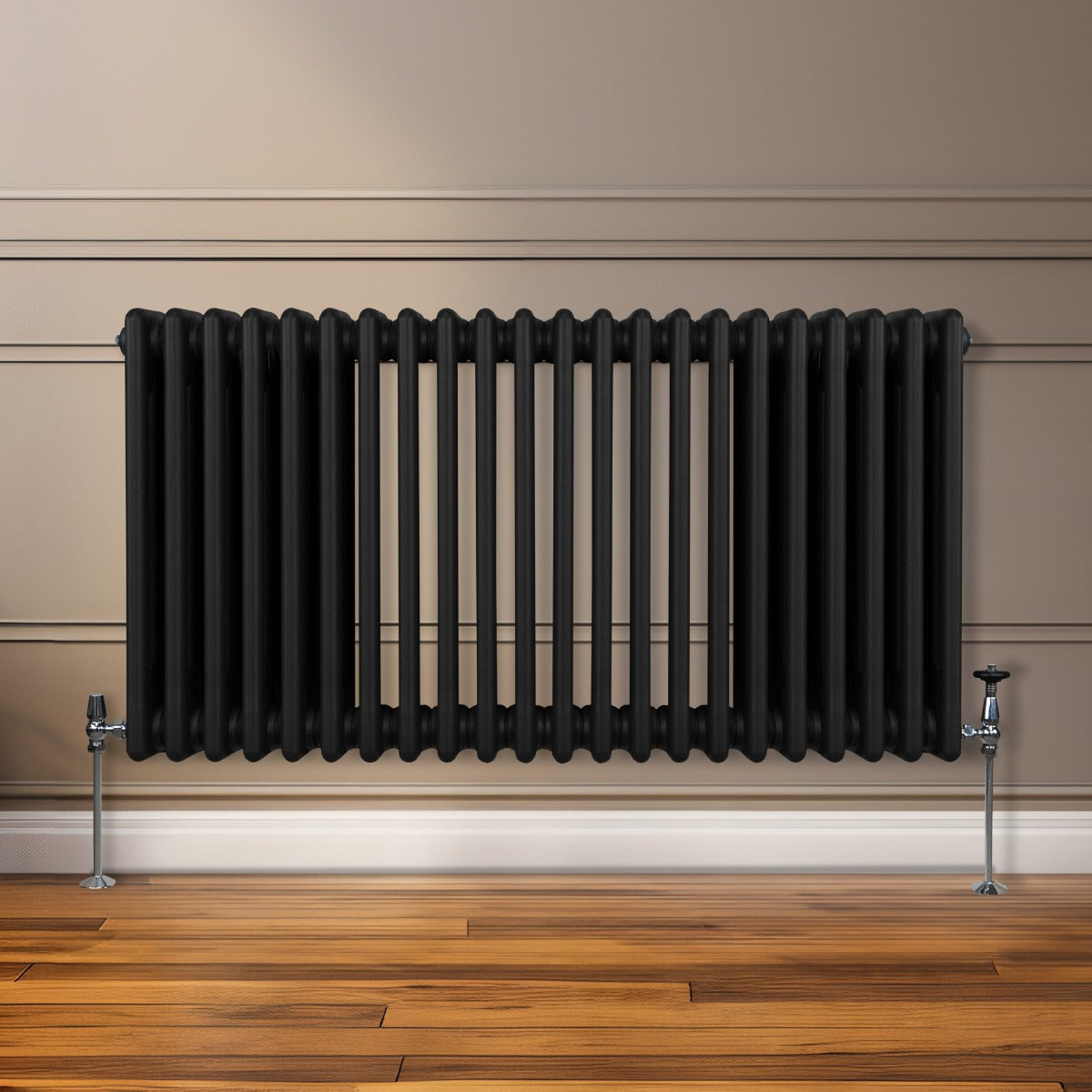 Radiateur Traditionnel à 3 Colonnes – 600 x 1012 mm – Noir