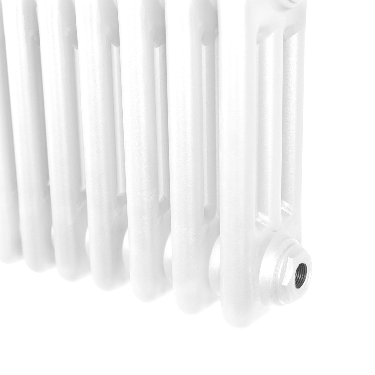 Radiateur traditionnel à 3 colonnes, blanc, finition lisse, design élégant, dimensions 600 x 1462 mm, idéal pour le chauffage intérieur