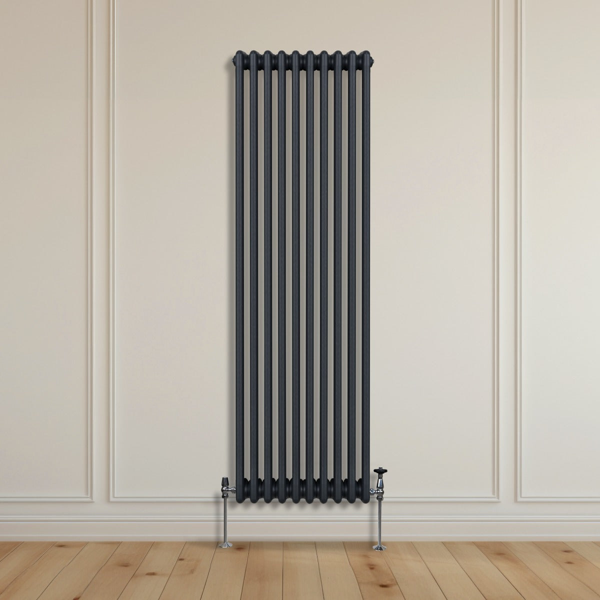 Radiateur Traditionnel à 3 Colonnes – 1800 x 472 mm – Gris Anthracite