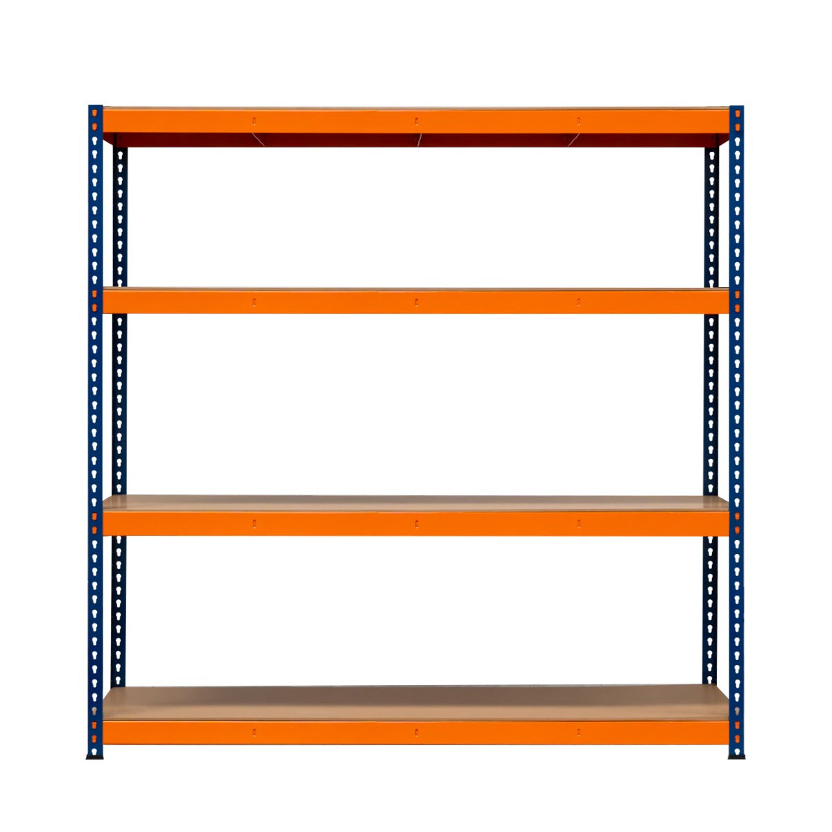 Monster Racking - 1 Rayonnage S-Rax à 4 Étagères en Acier Orange et Bleu 60cm x 180 cm x 180 cm