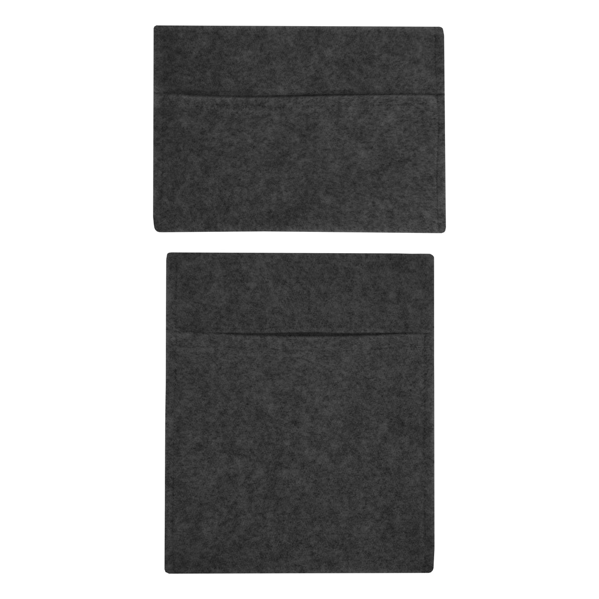 Doublure intérieure en feutre gris anthracite avec poches de rangement pratiques, texture douce et finition élégante pour van