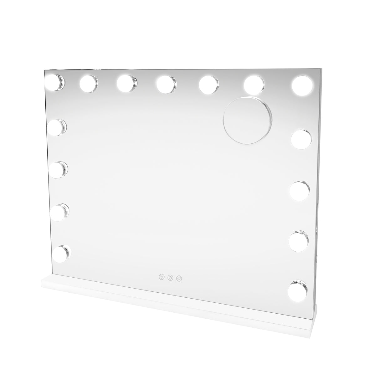 Miroir LED Bluetooth - 58 x 46 cm