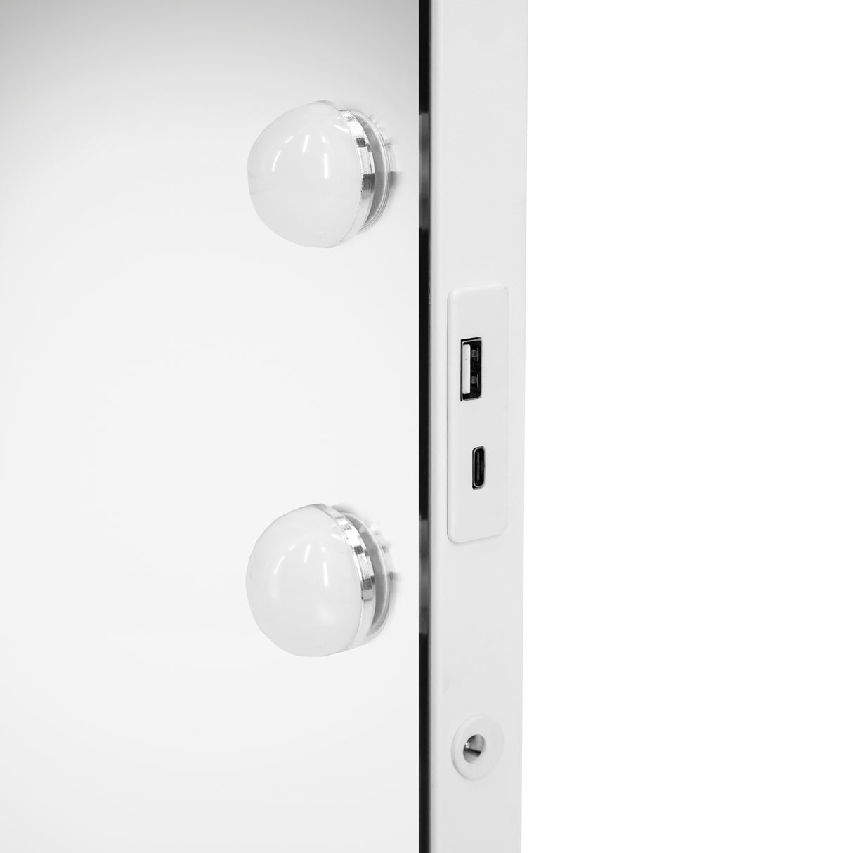 Miroir LED Bluetooth - 80 x 60 cm