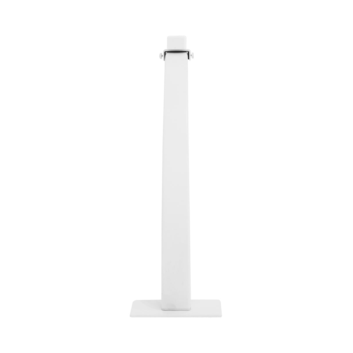 Lampe de manucure LED demi-lune blanche, design moderne avec une base solide et une finition lisse, idéale pour les soins des ongles