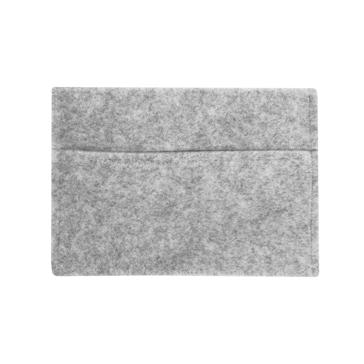 Poches de rangement en feutre gris argenté, texture douce et élégante, parfaites pour organiser divers objets avec style