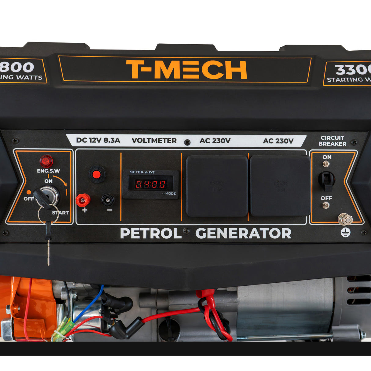 T-Mech Générateur à Essence 7 CV 3 300 W