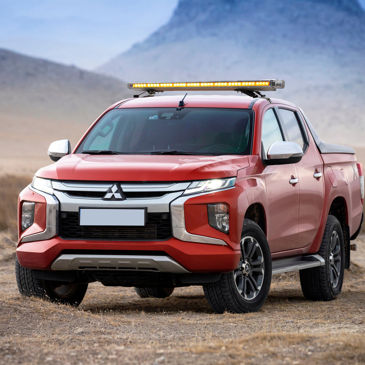 Lampe Stroboscopique Orange 1200 mm & Panneau de Configuration