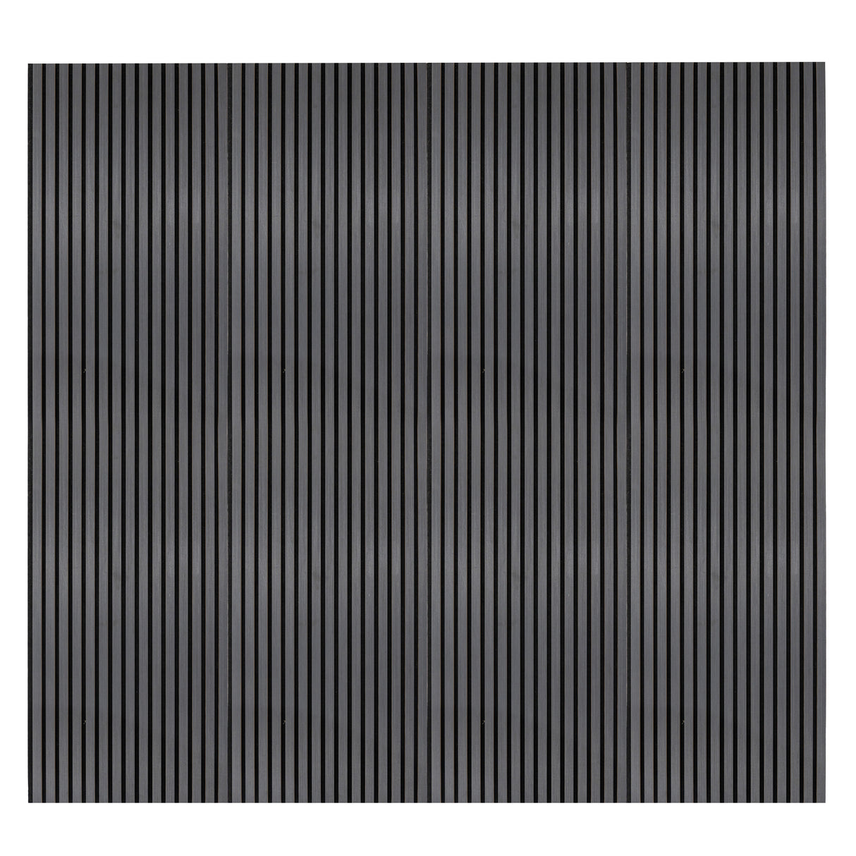 Panneau acoustique mural en gris anthracite, avec des lignes verticales texturées, idéal pour l'insonorisation et la décoration intérieure